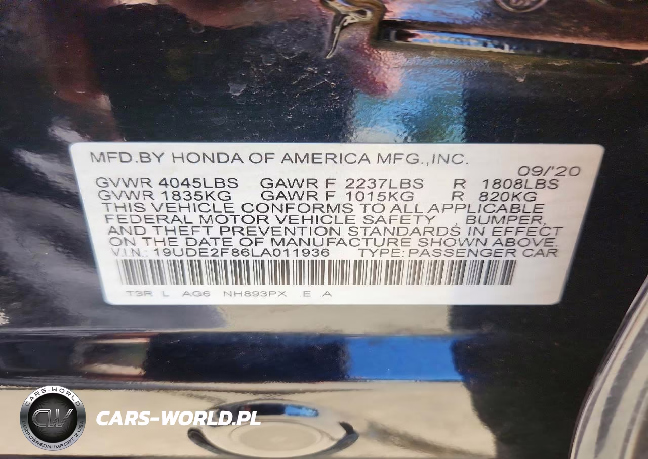 2020 Acura Ilx Premium A-Spec VIN:19UDE2F86LA011936 - 13
