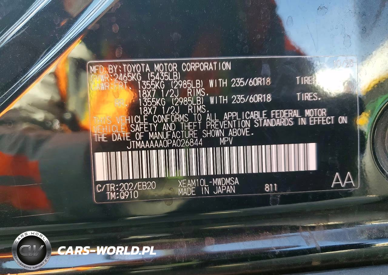 2023 Toyota Bz4X Xle VIN:JTMAAAAA0PA026844 - 12