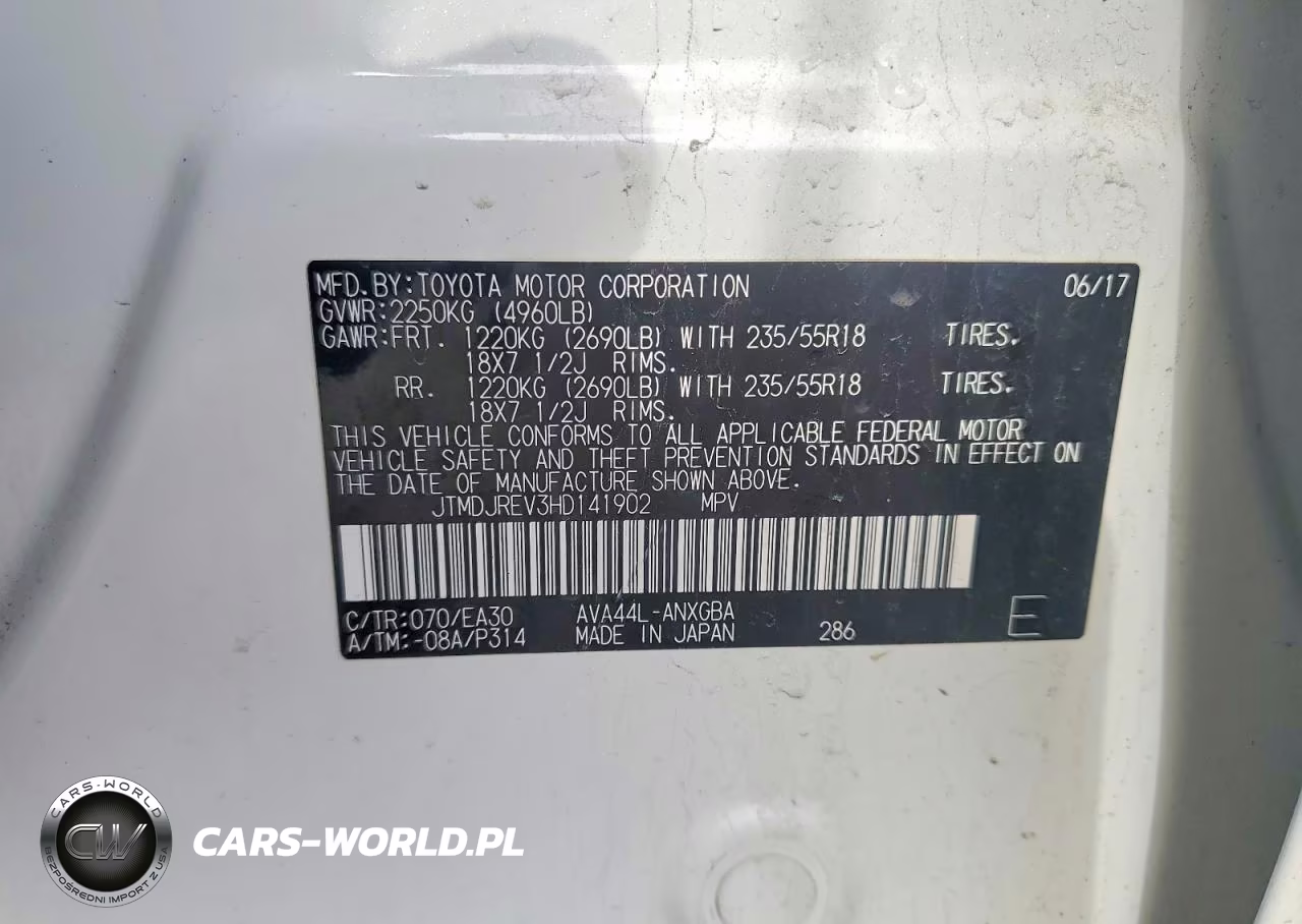 2017 Toyota Rav4 Hybrid Limited VIN:JTMDJREV3HD141902 - 13