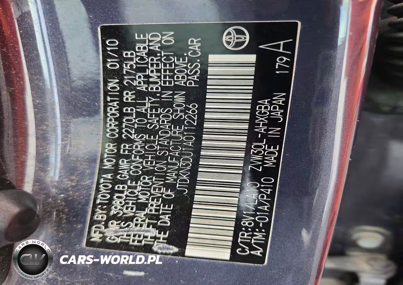 2010 Toyota Prius Iv VIN:JTDKN3DU1A0112266 - 12
