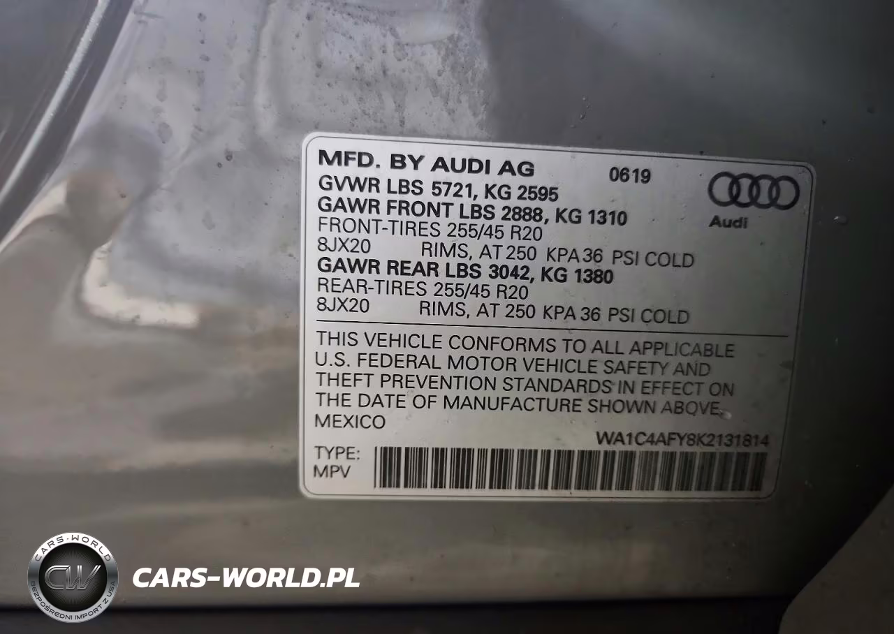 2019 Audi Sq5 Prestige VIN:WA1C4AFY8K2131814 - 13