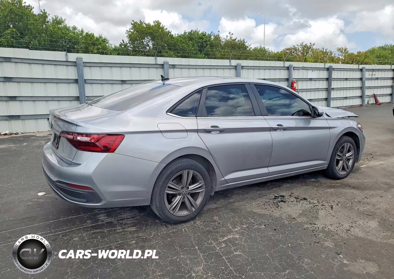 2022 Volkswagen Jetta Se VIN:3VW7M7BUXNM032189 - 3