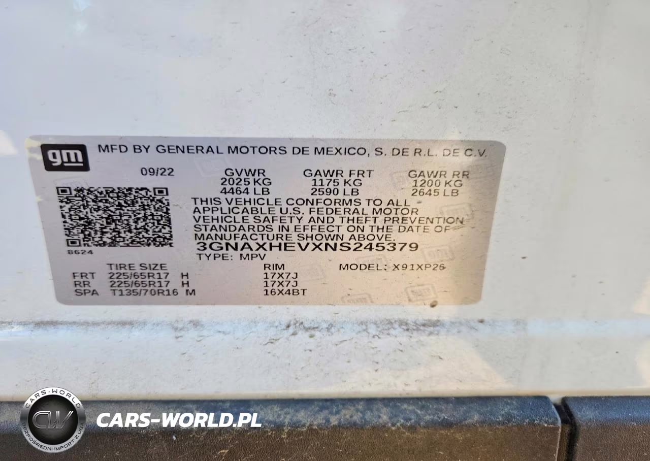 2022 Chevrolet Equinox Ls VIN:3GNAXHEVXNS245379 - 14
