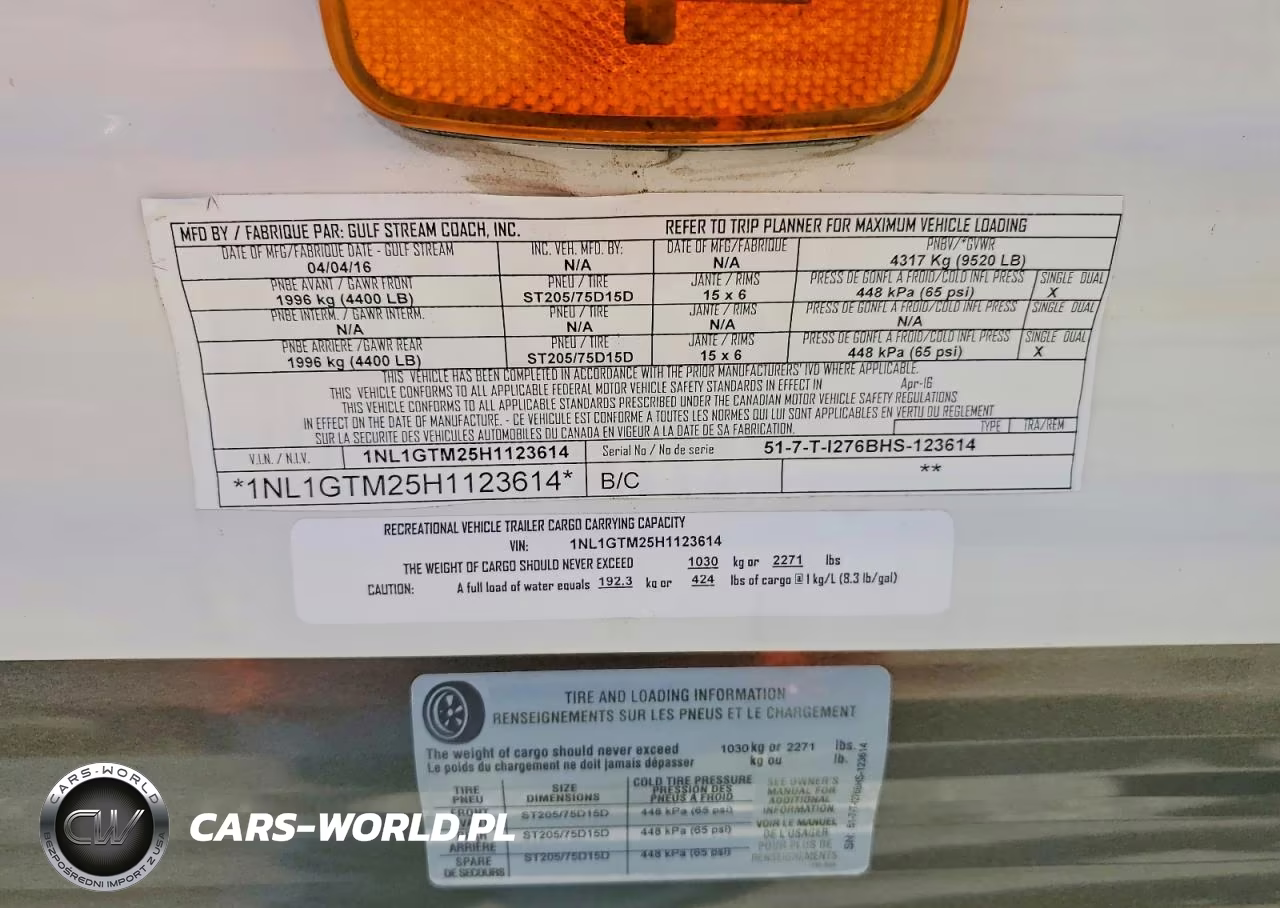 2017 Gulf Stream Innsbruck Camper VIN:1NL1GTM25H1123614 - 10