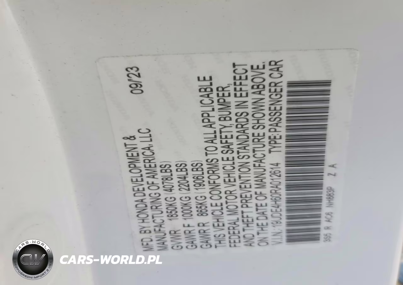 2024 Acura Integra A-Spec Tech VIN:19UDE4H60RA012614 - 12