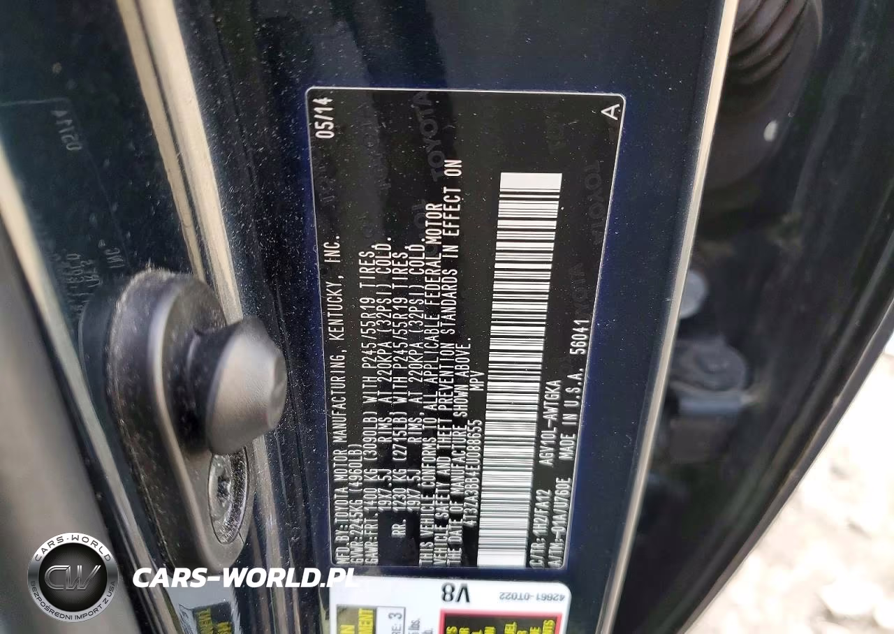 2014 Toyota Venza VIN:4T3ZA3BB4EU088655 - 13