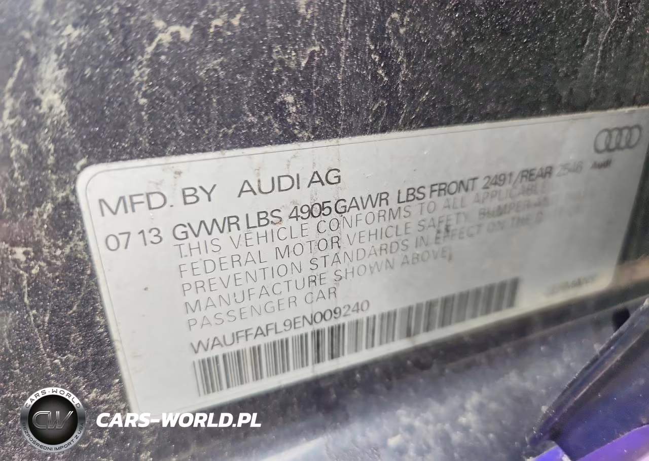 2014 Audi A4 Premium Plus VIN:WAUFFAFL9EN009240 - 12