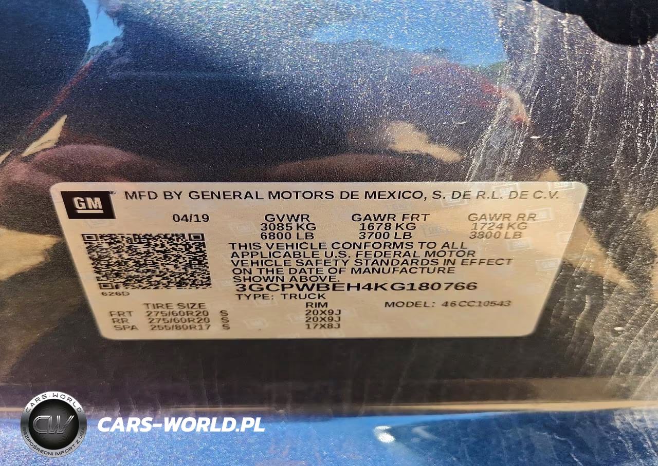 2019 Chevrolet Silverado C1500 Custom VIN:3GCPWBEH4KG180766 - 12