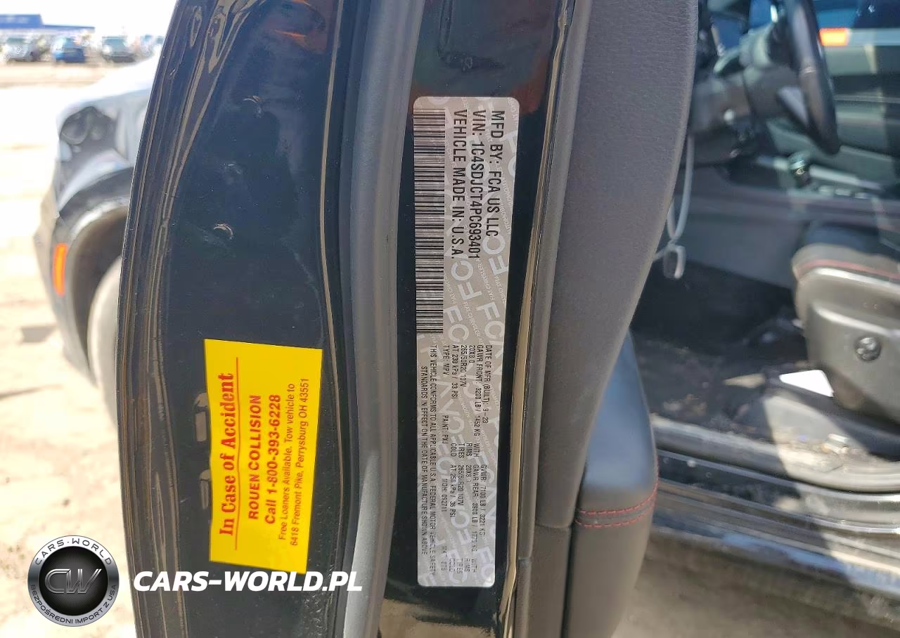 2023 Dodge Durango R VIN:1C4SDJCT4PC693401 - 13