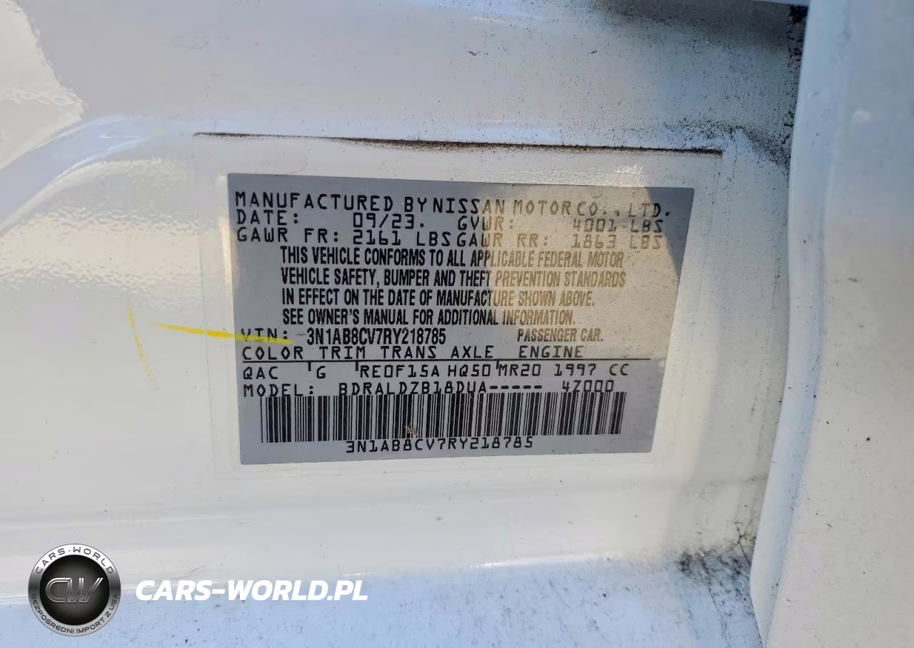 2024 Nissan Sentra Sv VIN:3N1AB8CV7RY218785 - 13