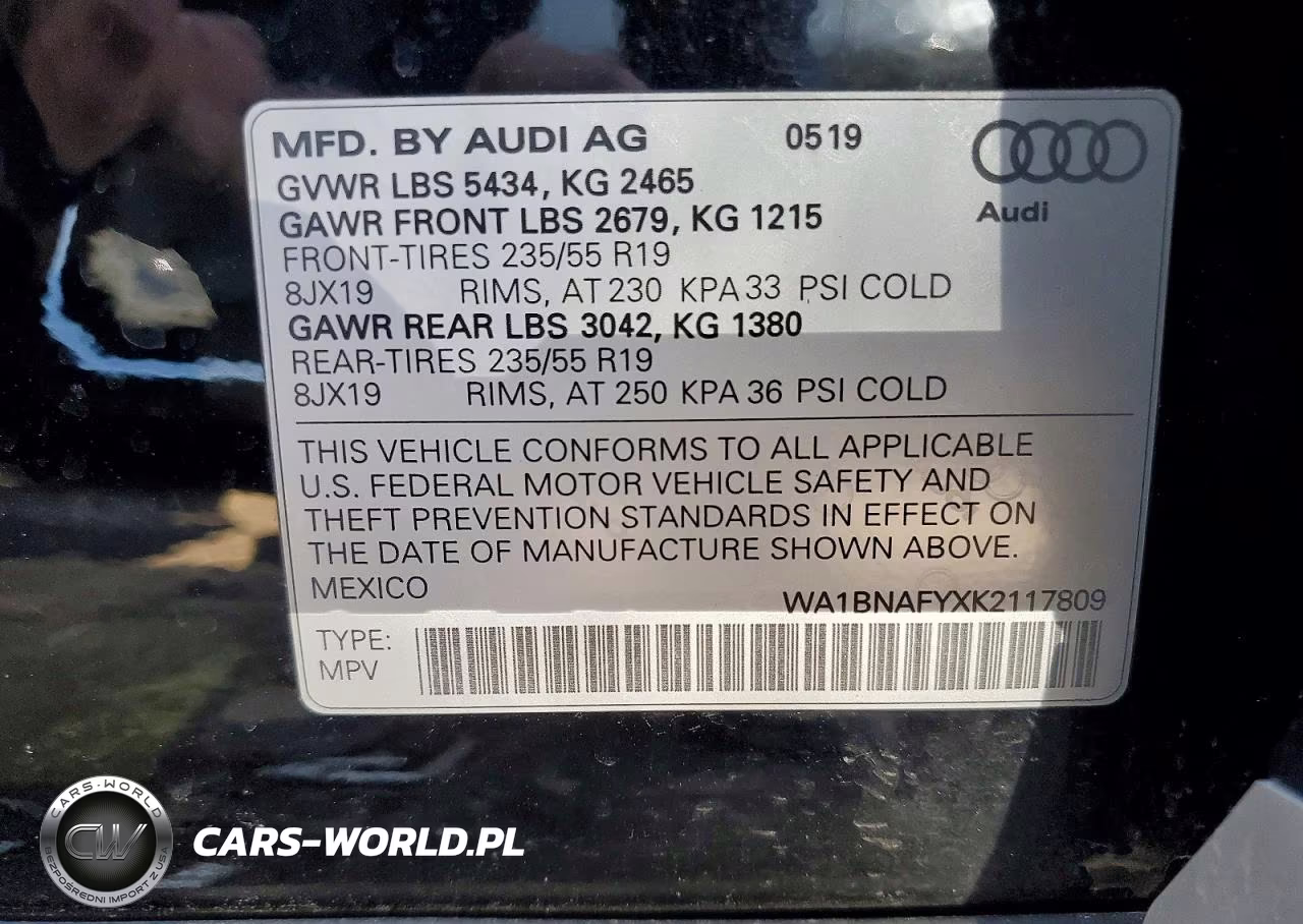 2019 Audi Q5 Premium Plus VIN:WA1BNAFYXK2117809 - 13