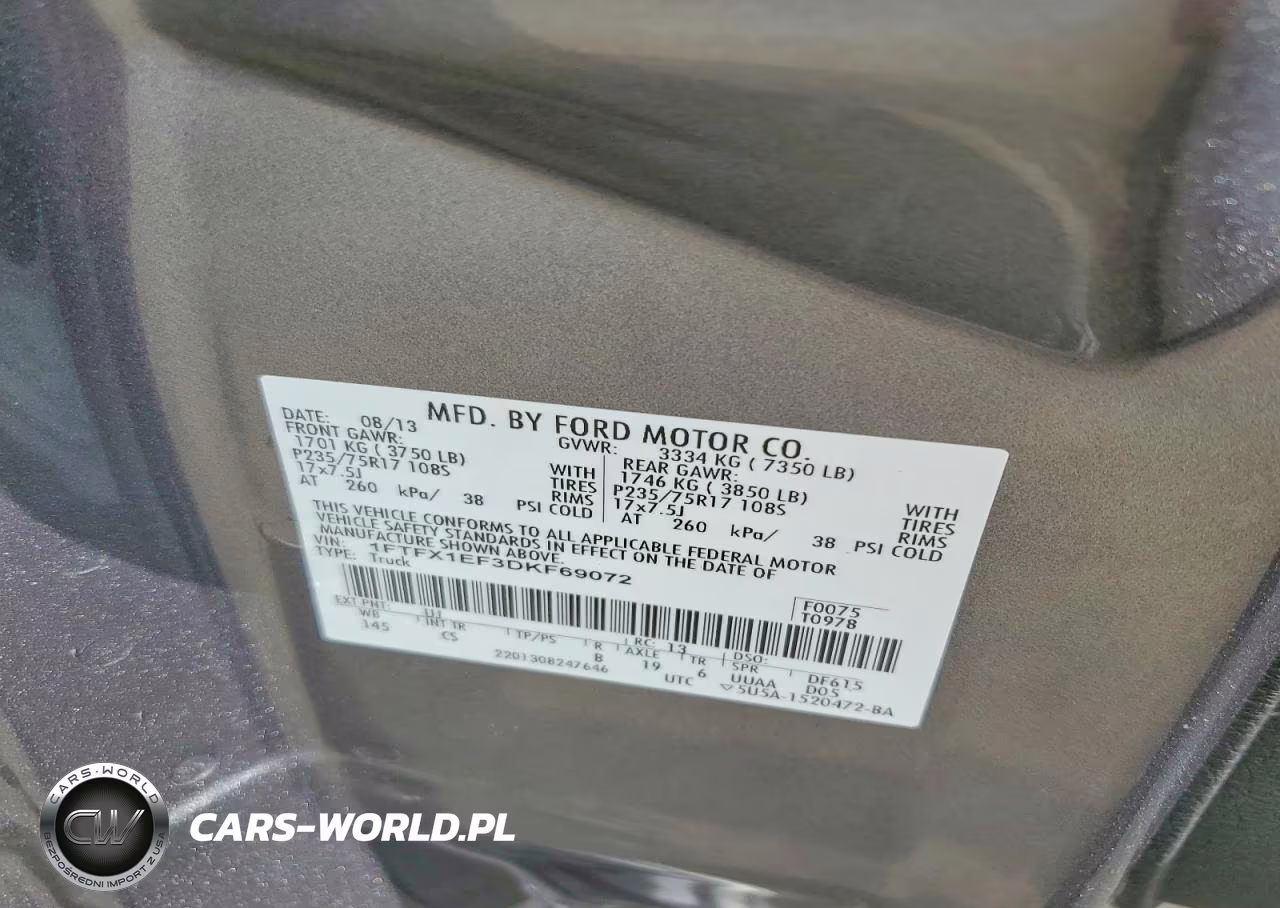 2013 Ford F150 Super Cab VIN:1FTFX1EF3DKF69072 - 12