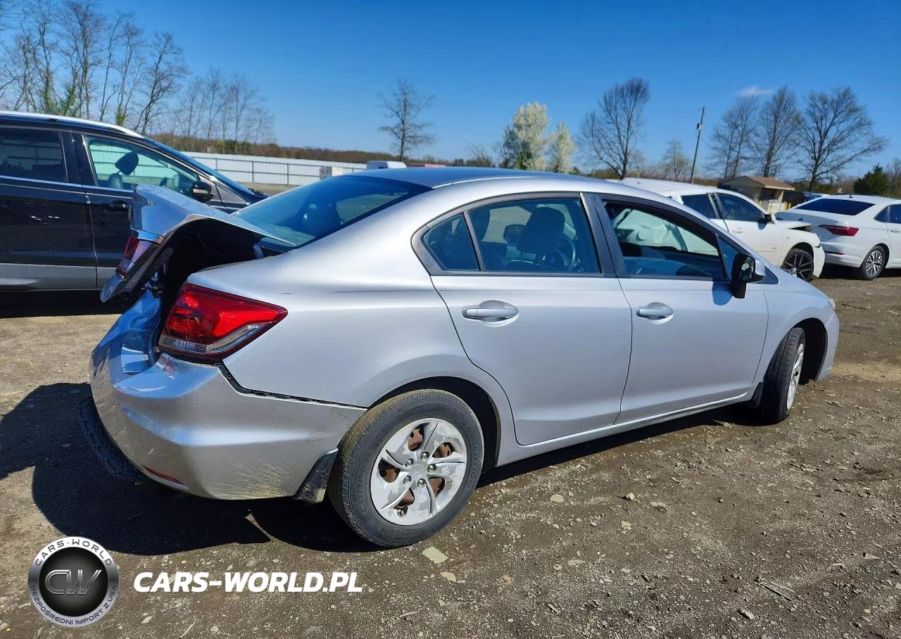 2013 Honda Civic Lx VIN:19XFB2F52DE206906 - 3