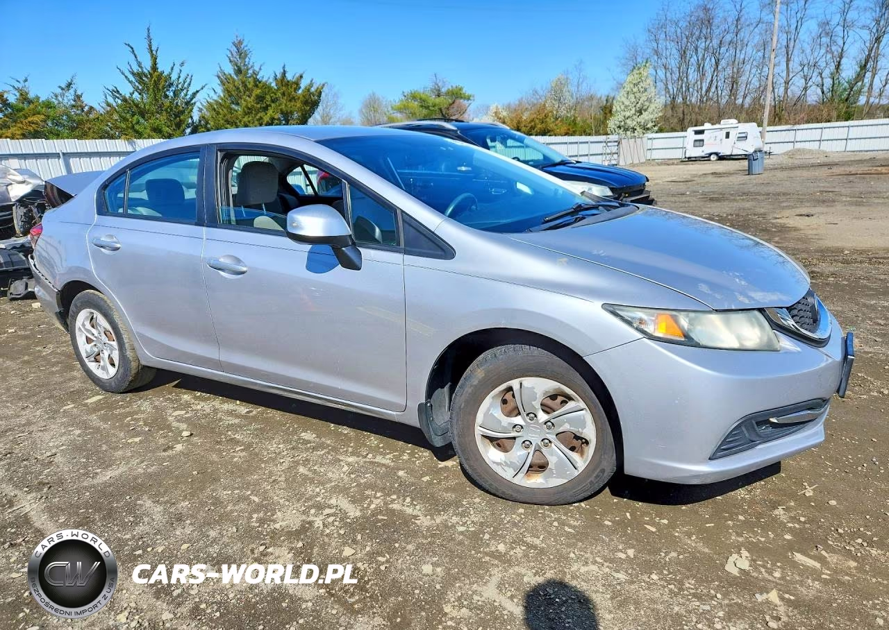 2013 Honda Civic Lx VIN:19XFB2F52DE206906 - 4