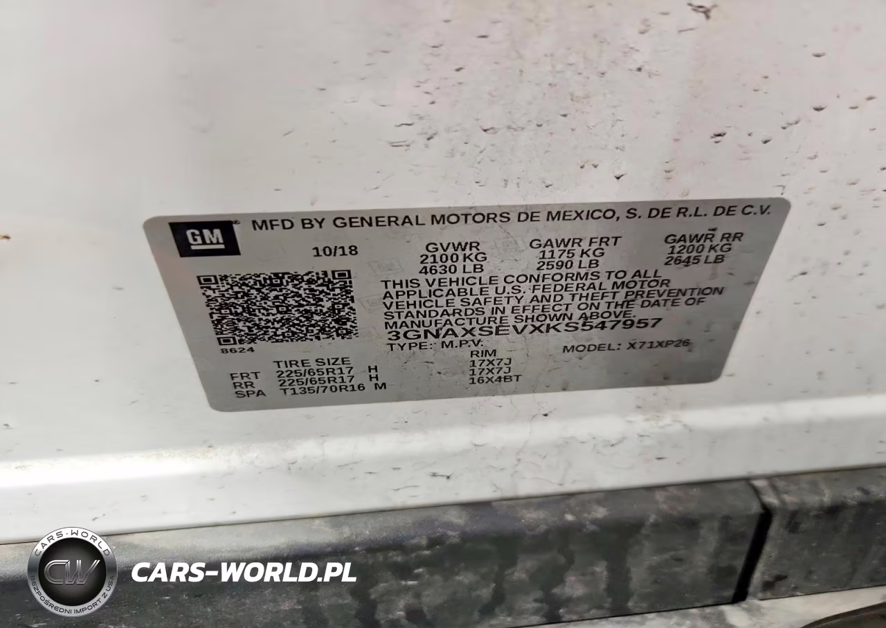 2019 Chevrolet Equinox Ls VIN:3GNAXSEVXKS547957 - 13