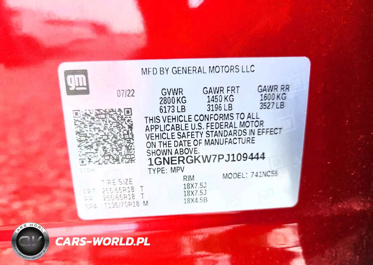 2023 Chevrolet Traverse Lt VIN:1GNERGKW7PJ109444 - 14