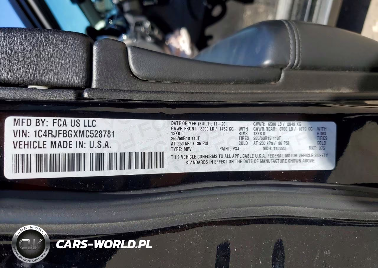 2021 Jeep Grand Cherokee Limited VIN:1C4RJFBGXMC528781 - 14