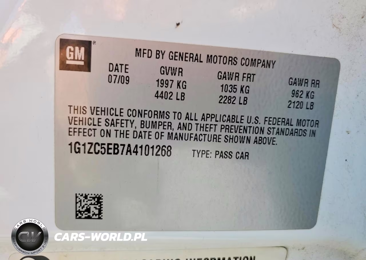 2010 Chevrolet Malibu 1Lt VIN:1G1ZC5EB7A4101268 - 12