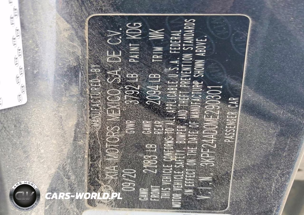 2021 Kia Forte Fe VIN:3KPF24AD0ME290301 - 12