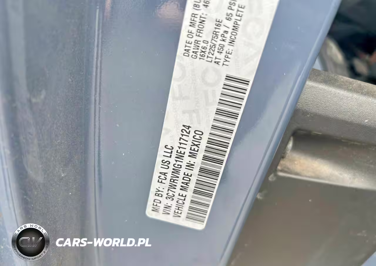 2022 Ram Promaster 3500 3500 Standard VIN:3C7WRVMG1NE117124 - 10