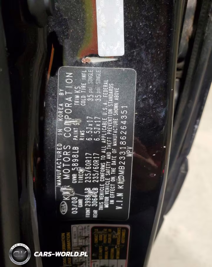 2008 Kia Sedona Ex VIN:KNDMB233186264351 - 13