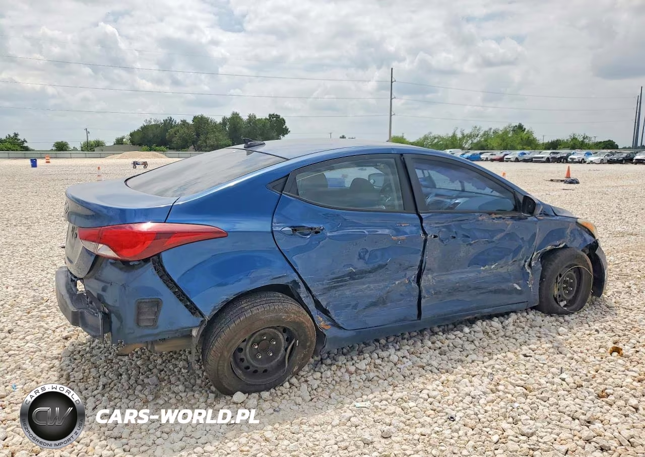 2016 Hyundai Elantra Se VIN:KMHDH4AE0GU644916 - 3