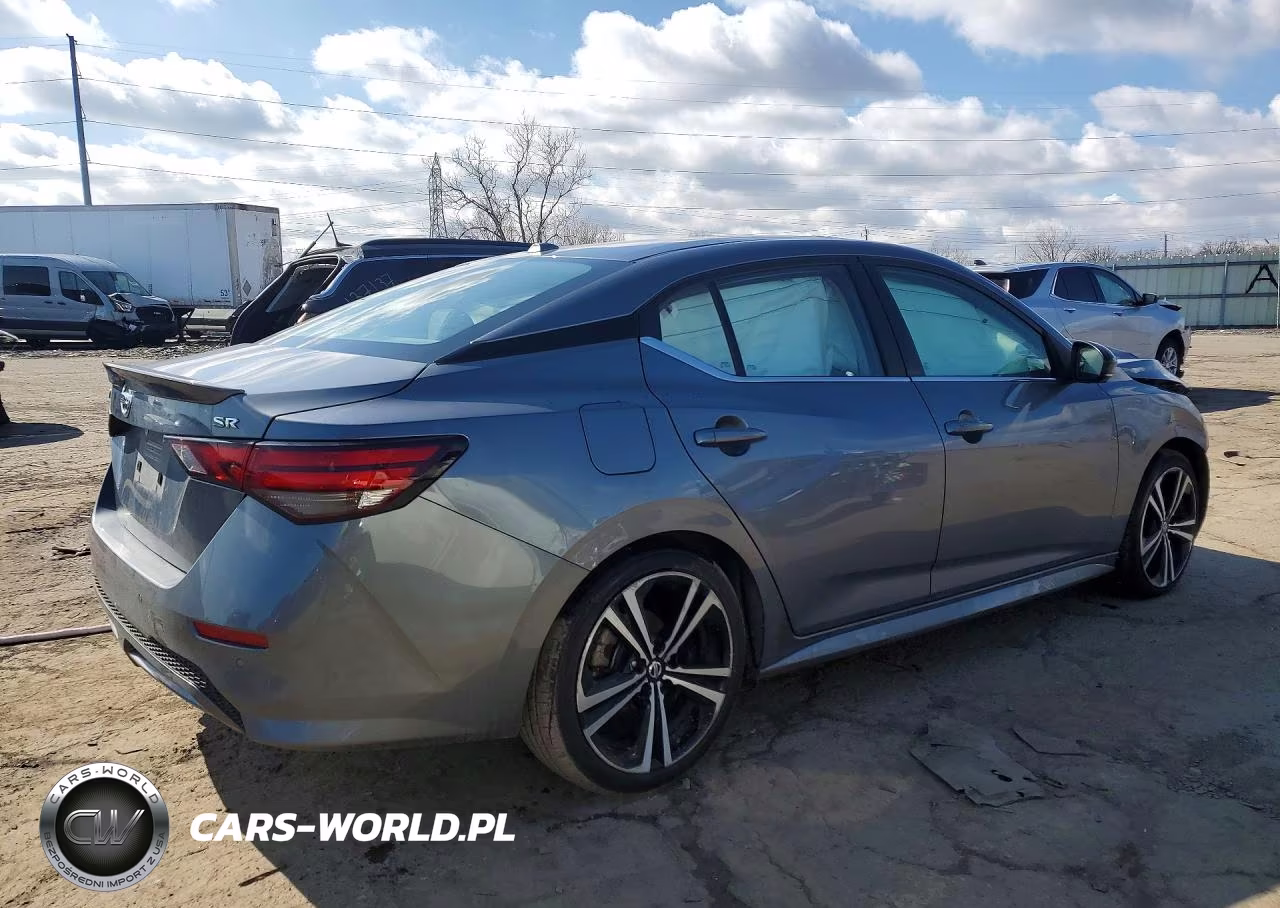 2021 Nissan Sentra Sr VIN:3N1AB8DV8MY324539 - 3