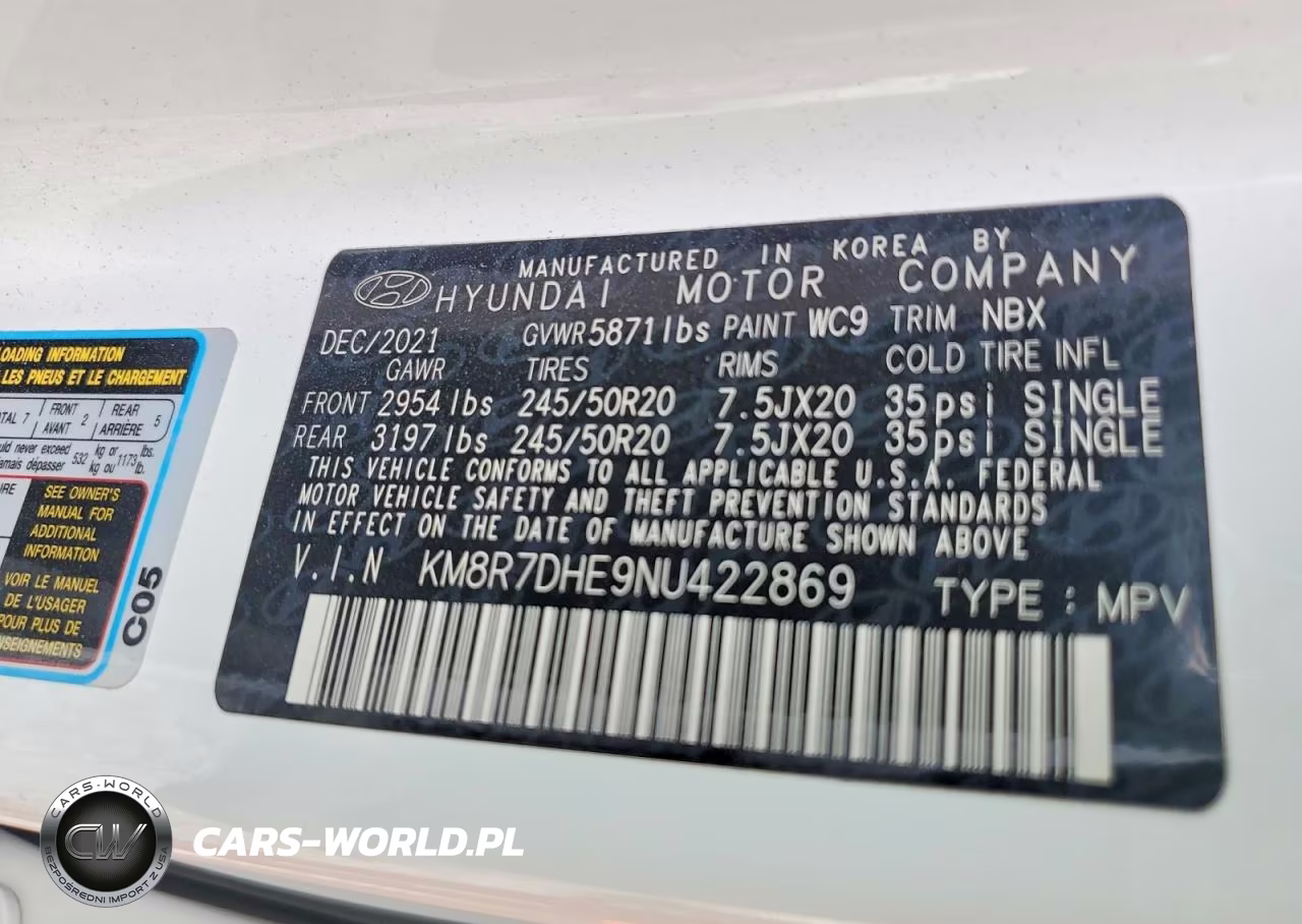 2022 Hyundai Palisade Calligraphy VIN:KM8R7DHE9NU422869 - 13