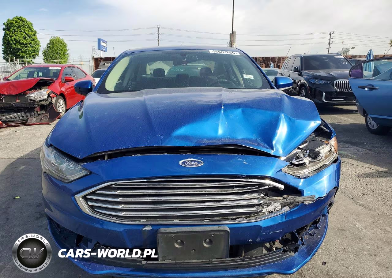 2017 Ford Fusion Se VIN:3FA6P0HD4HR284912 - 5