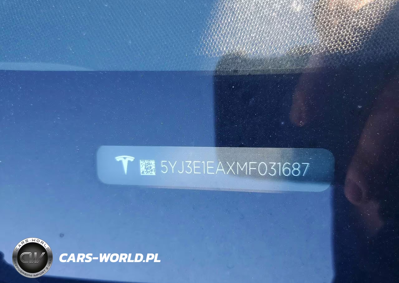 2021 Tesla Model 3 VIN:5YJ3E1EAXMF031687 - 12