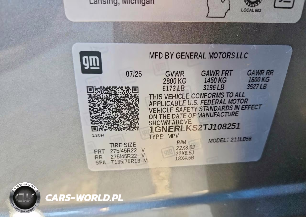 2026 Chevrolet Traverse Rs VIN:1GNERLKS2TJ108251 - 14