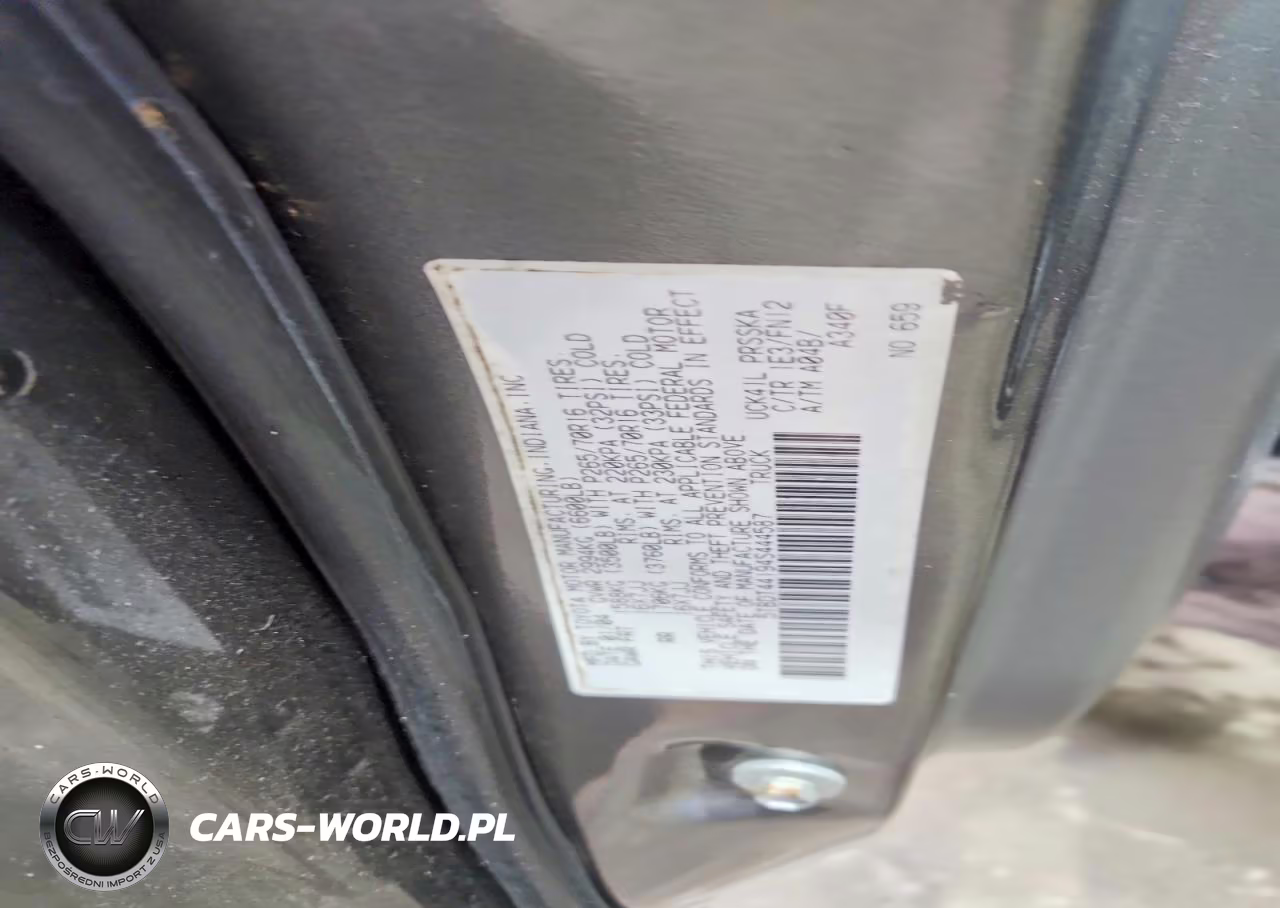 2004 Toyota Tundra Sr5 VIN:5TBDT44194S444587 - 12