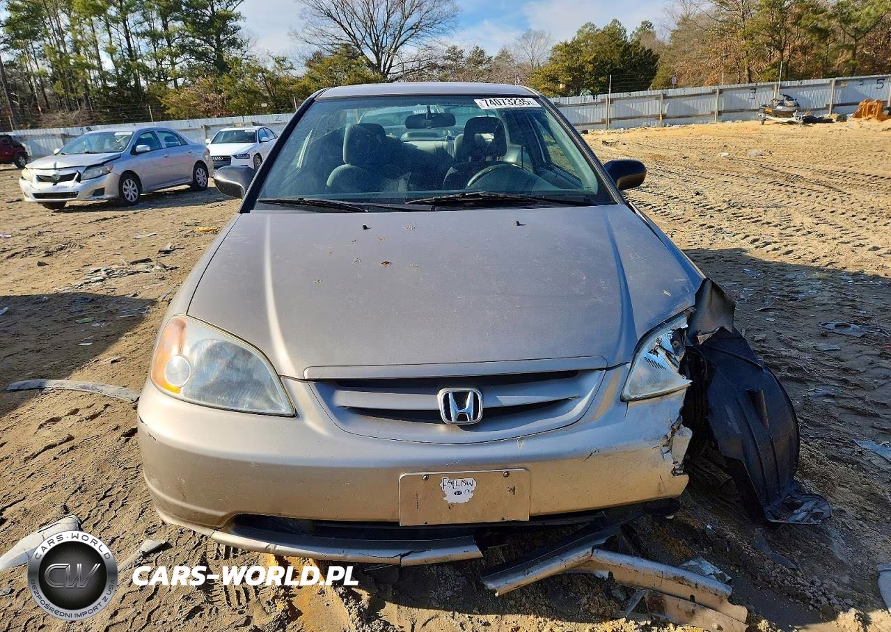 2002 Honda Civic Lx VIN:1HGEM22572L006945 - 5