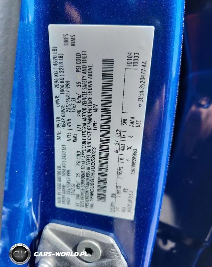 2018 Ford Escape Se VIN:1FMCU0GD5JUD52023 - 13