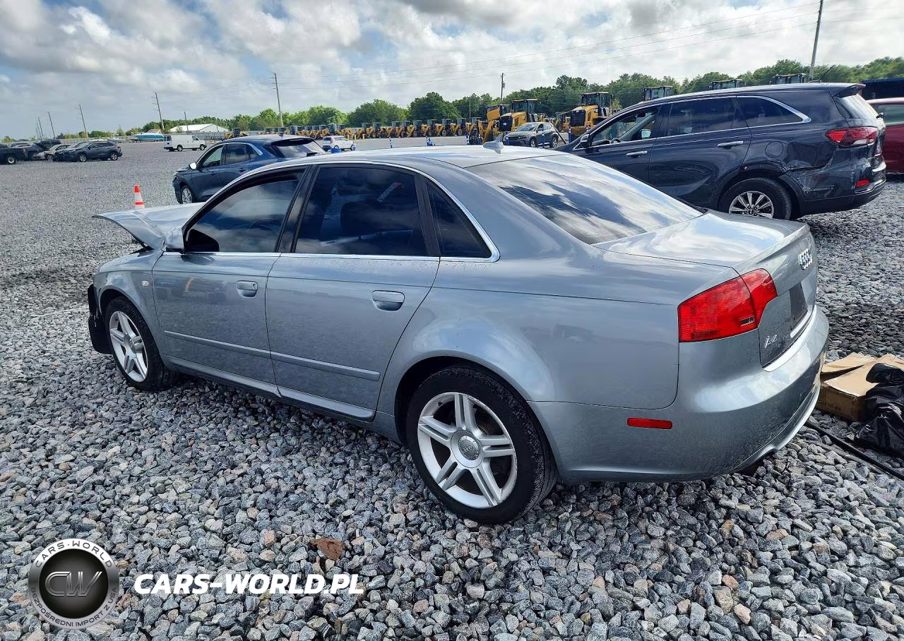 2008 Audi A4 2.0T Quattro VIN:WAUDF78E58A103927 - 2