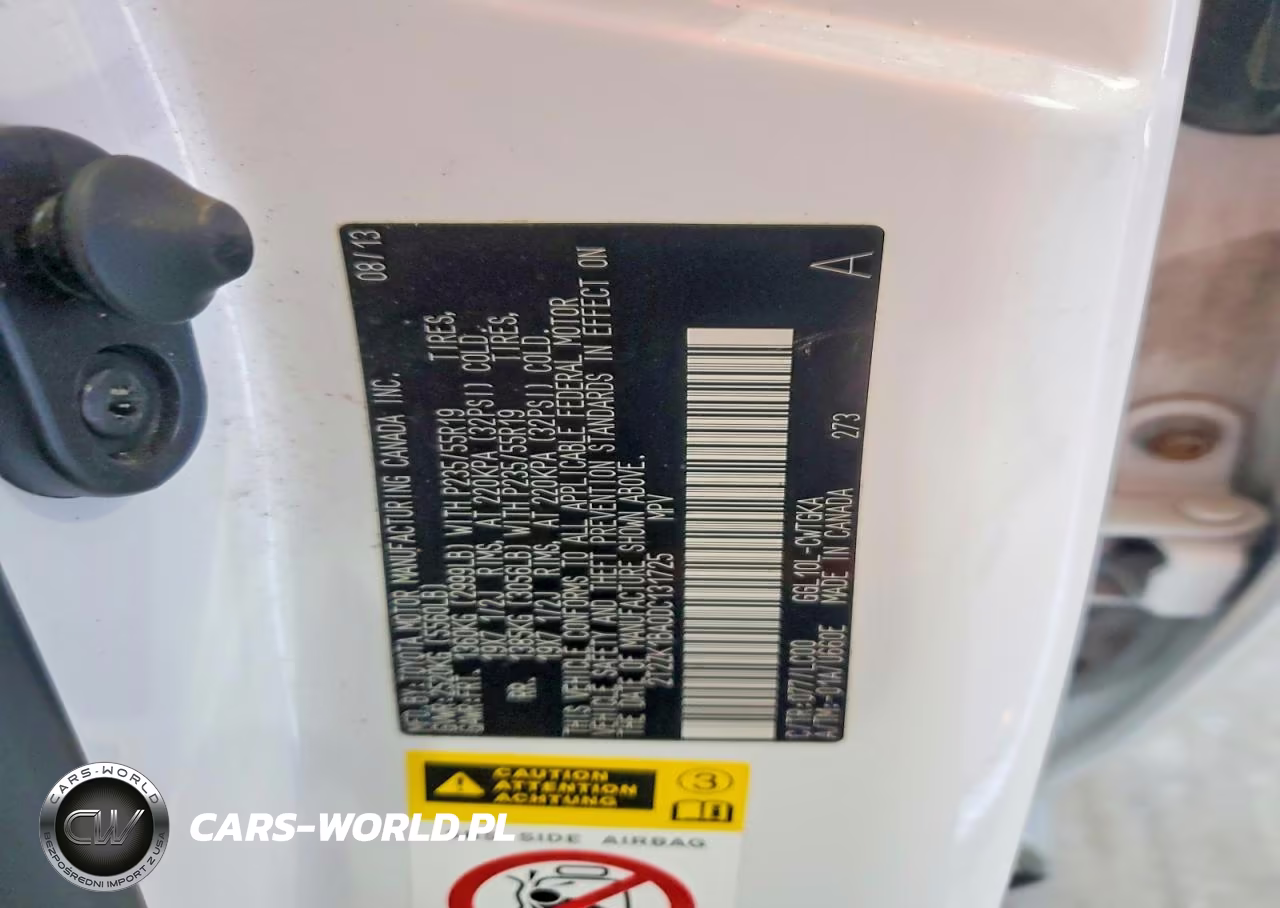 2013 Lexus Rx 350 Base VIN:2T2ZK1BA0DC131725 - 13