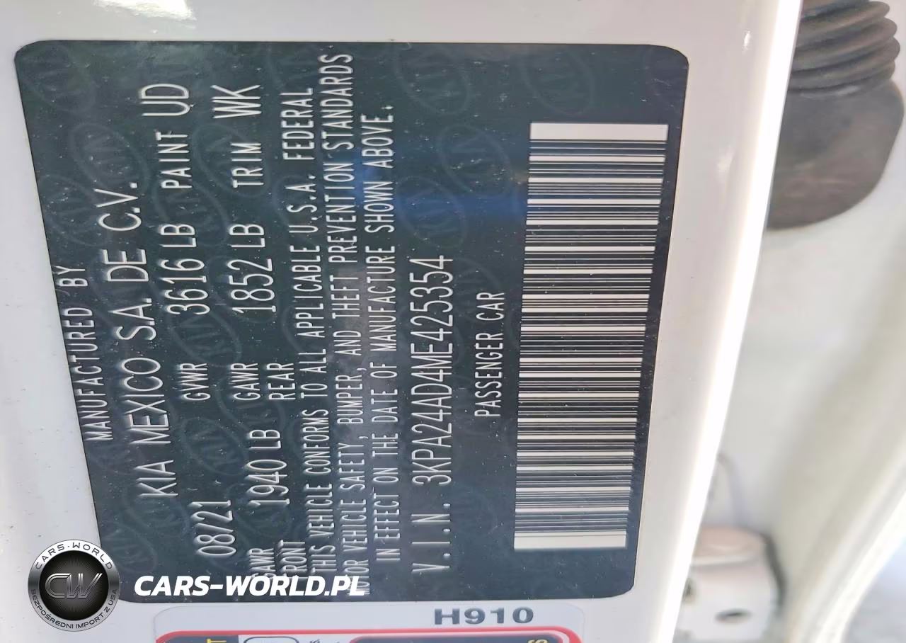 2021 Kia Rio S VIN:3KPA24AD4ME425354 - 12