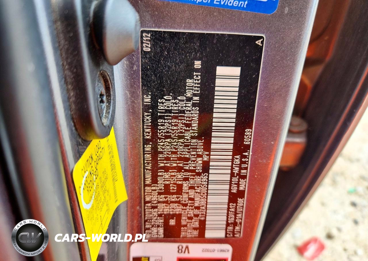 2012 Toyota Venza Le VIN:4T3ZA3BB5CU058965 - 13