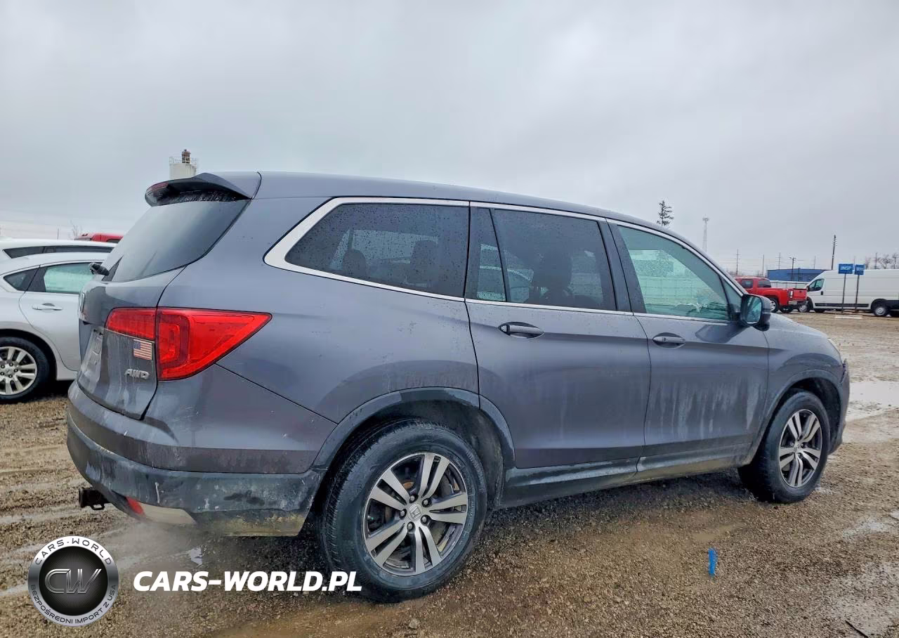 2016 Honda Pilot Exln VIN:5FNYF6H71GB108256 - 3