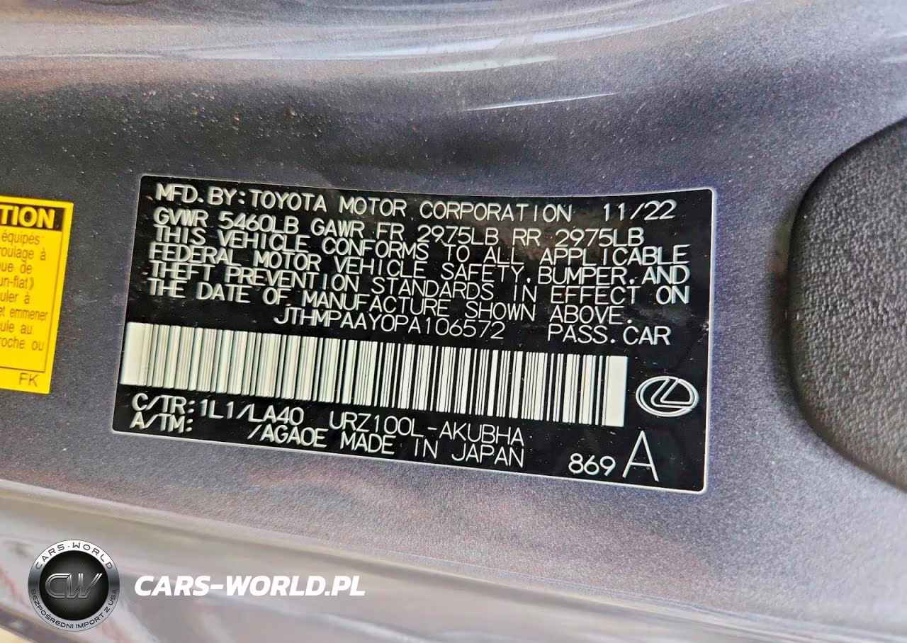2023 Lexus Lc 500 Convertible Base VIN:JTHMPAAY0PA106572 - 12
