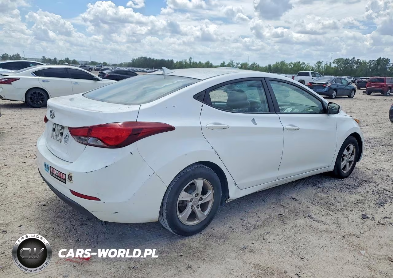 2014 Hyundai Elantra Se VIN:5NPDH4AE2EH521906 - 3