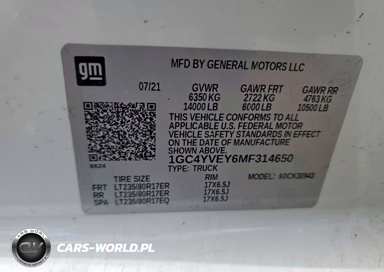 2021 Chevrolet Silverado K3500 High Country VIN:1GC4YVEY6MF314650 - 12