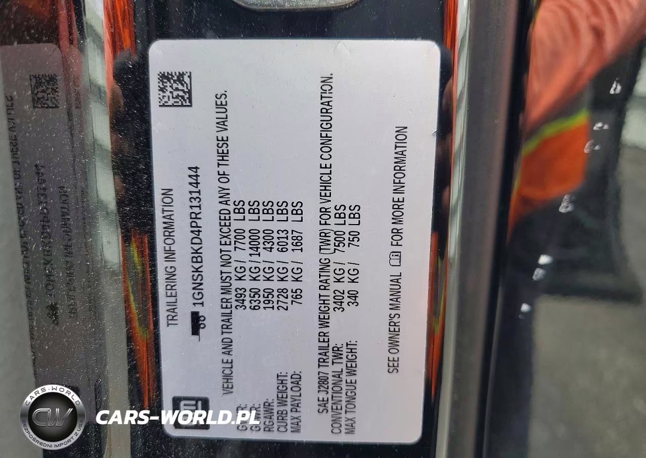 2023 Chevrolet Suburban K1500 Ls VIN:1GNSKBKD4PR131444 - 13