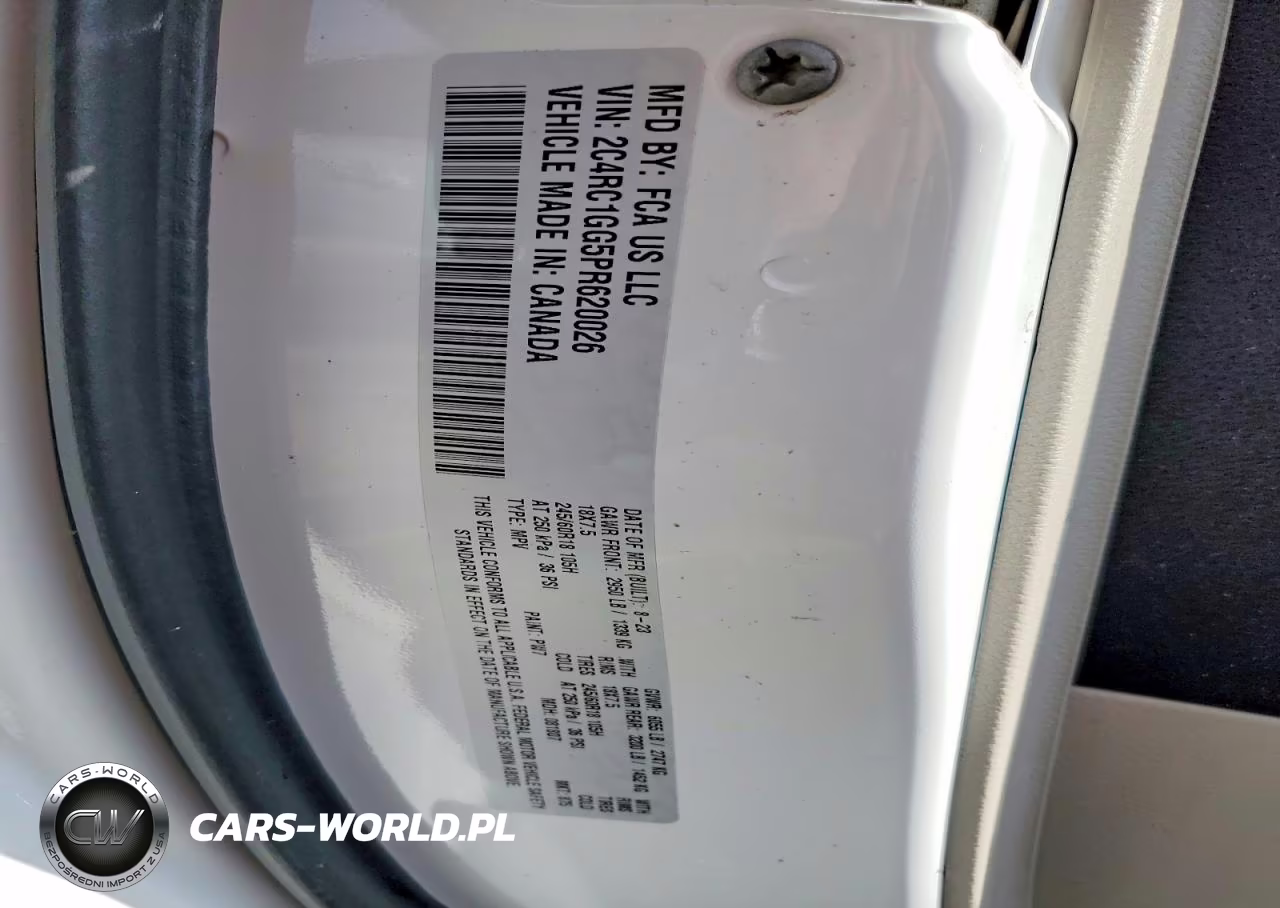 2023 Chrysler Pacifica Limited VIN:2C4RC1GG5PR620026 - 13