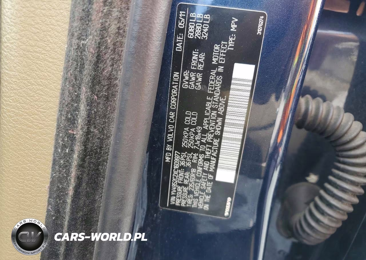 2012 Volvo Xc90 3.2 VIN:YV4952CZXC1609977 - 13