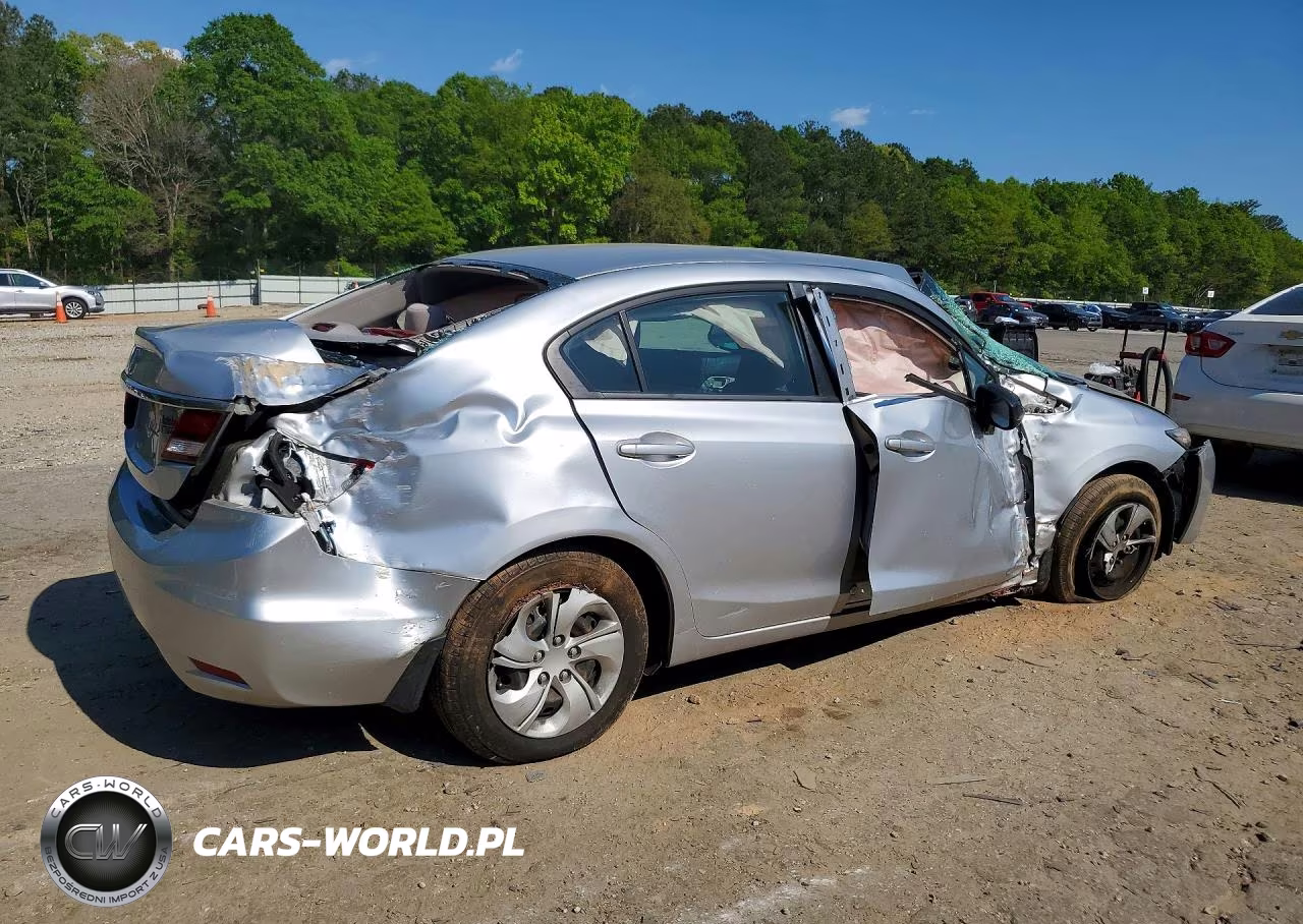 2013 Honda Civic Lx VIN:19XFB2F55DE034399 - 3