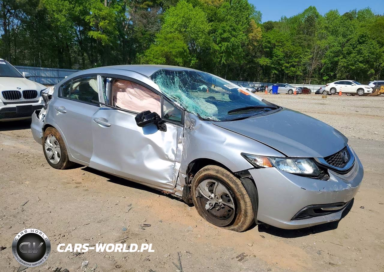 2013 Honda Civic Lx VIN:19XFB2F55DE034399 - 4