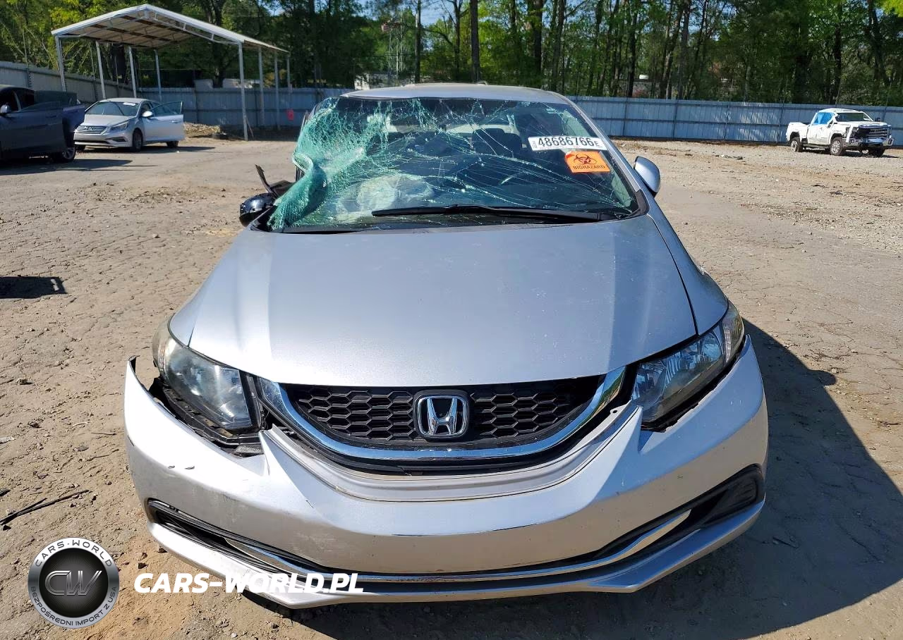 2013 Honda Civic Lx VIN:19XFB2F55DE034399 - 5