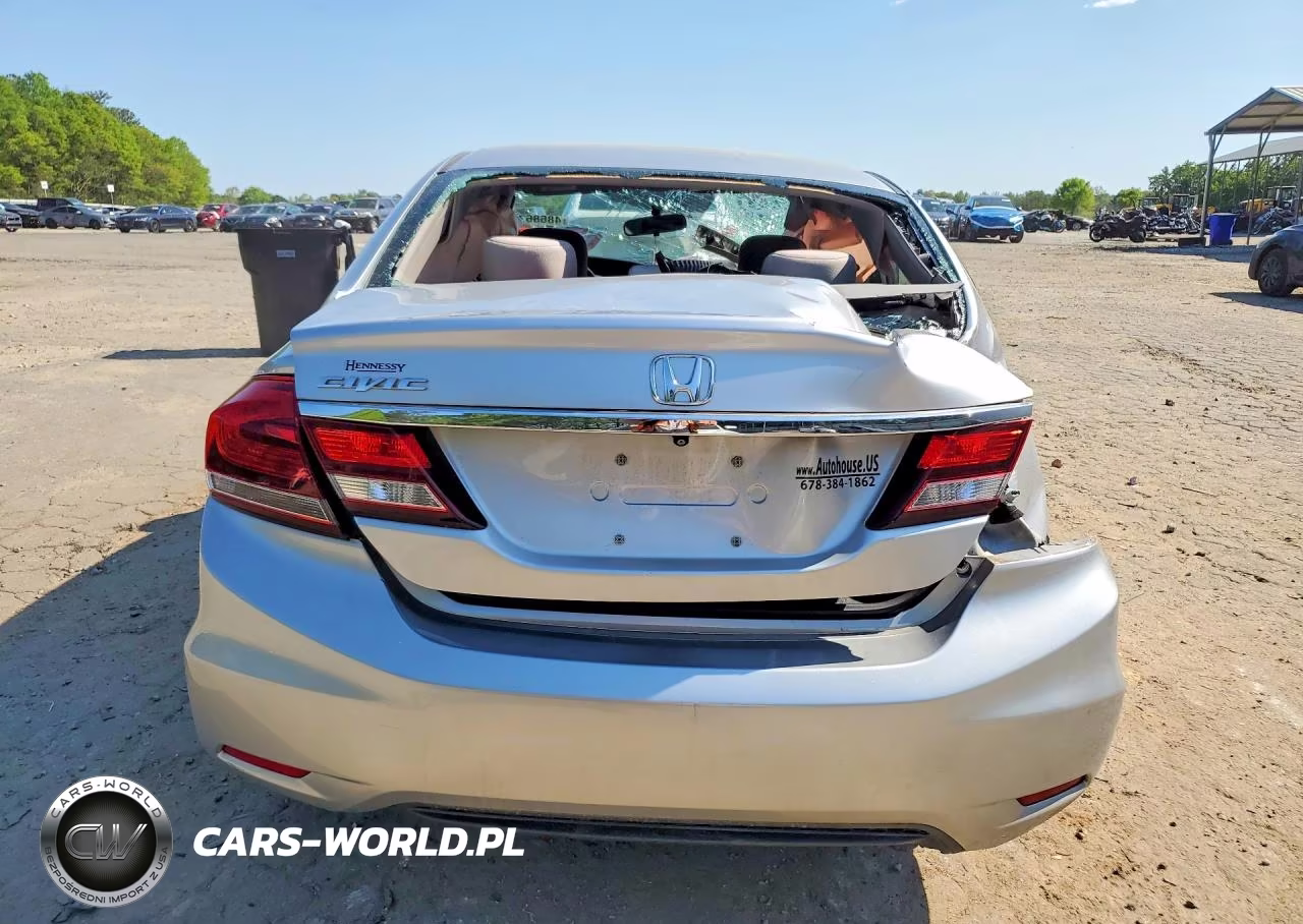 2013 Honda Civic Lx VIN:19XFB2F55DE034399 - 6