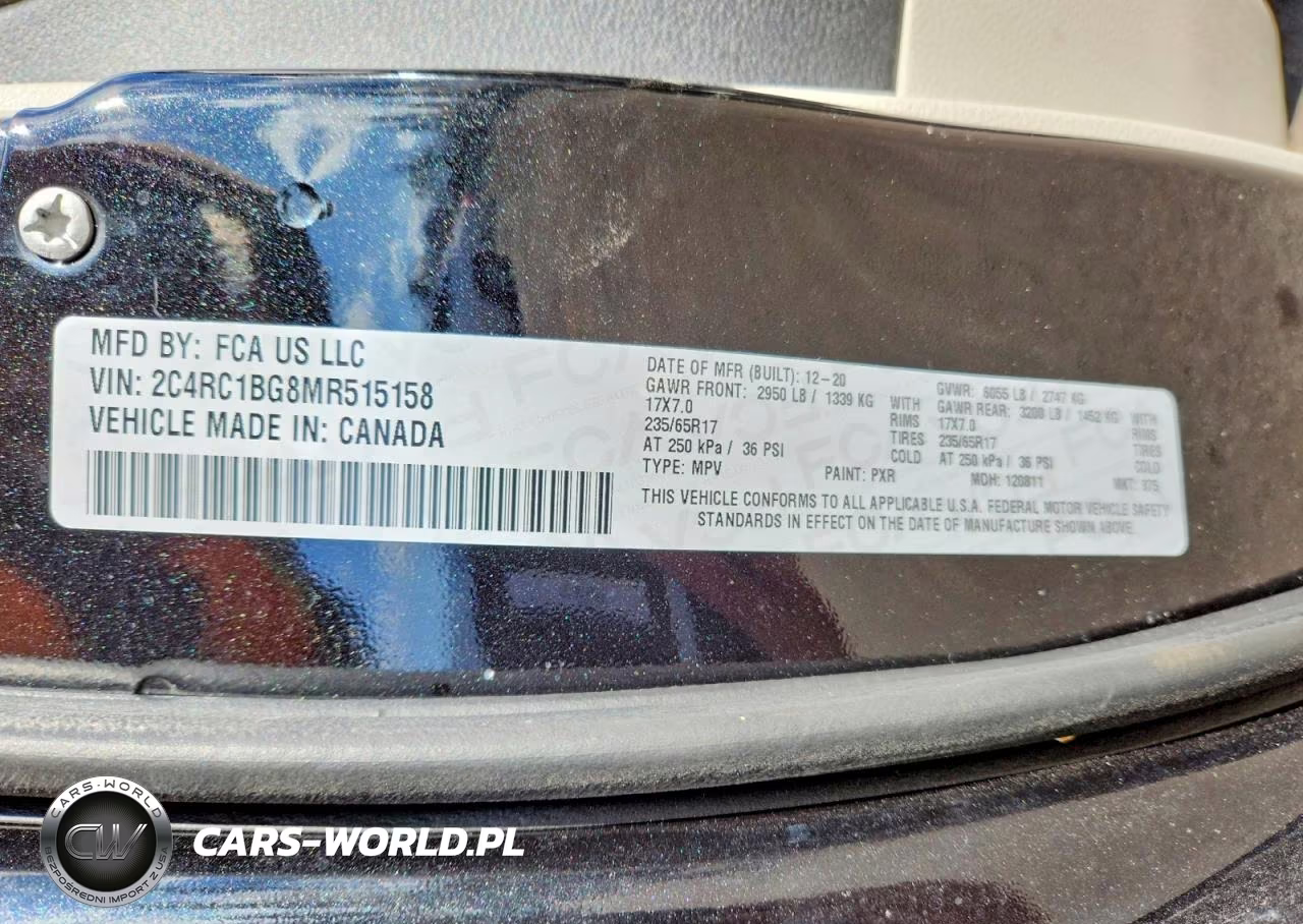 2021 Chrysler Pacifica Touring L VIN:2C4RC1BG8MR515158 - 13